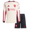 Maglia da Calcio a Maniche Lunghe Liverpool Trasferta 2025-26 per Bambino
